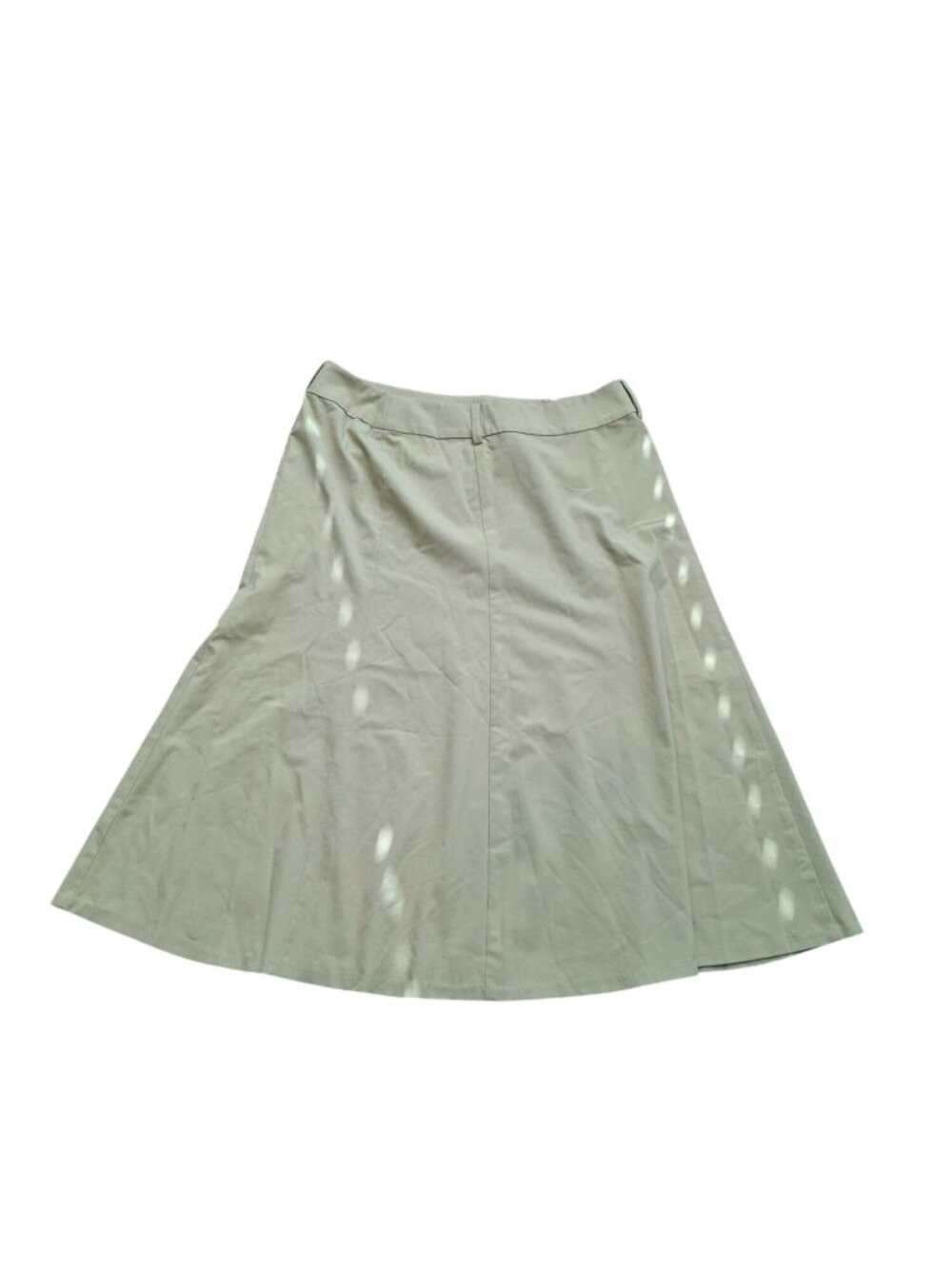 Liz Claiborne Beige A-Line Skirt 18W Quiet Luxury Classic Office Chic Plus